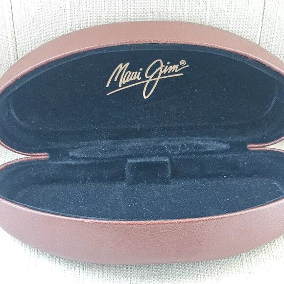 Maui Jim Hard Case For Sunglasses Brown Case Glasses Case only - Picture 7 of 9